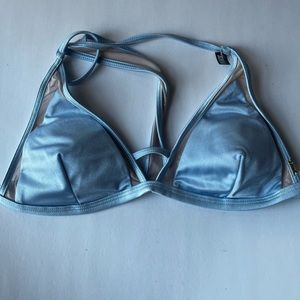 Pink blue bikini top